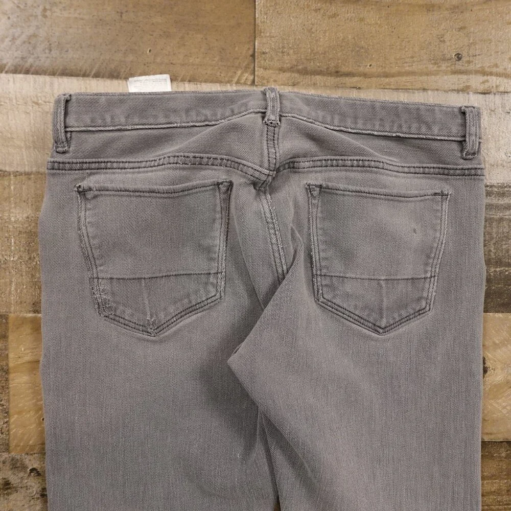 Banana Republic The Traveler Jeans Men’s 33x30 Gray Slim Casual Denim‎